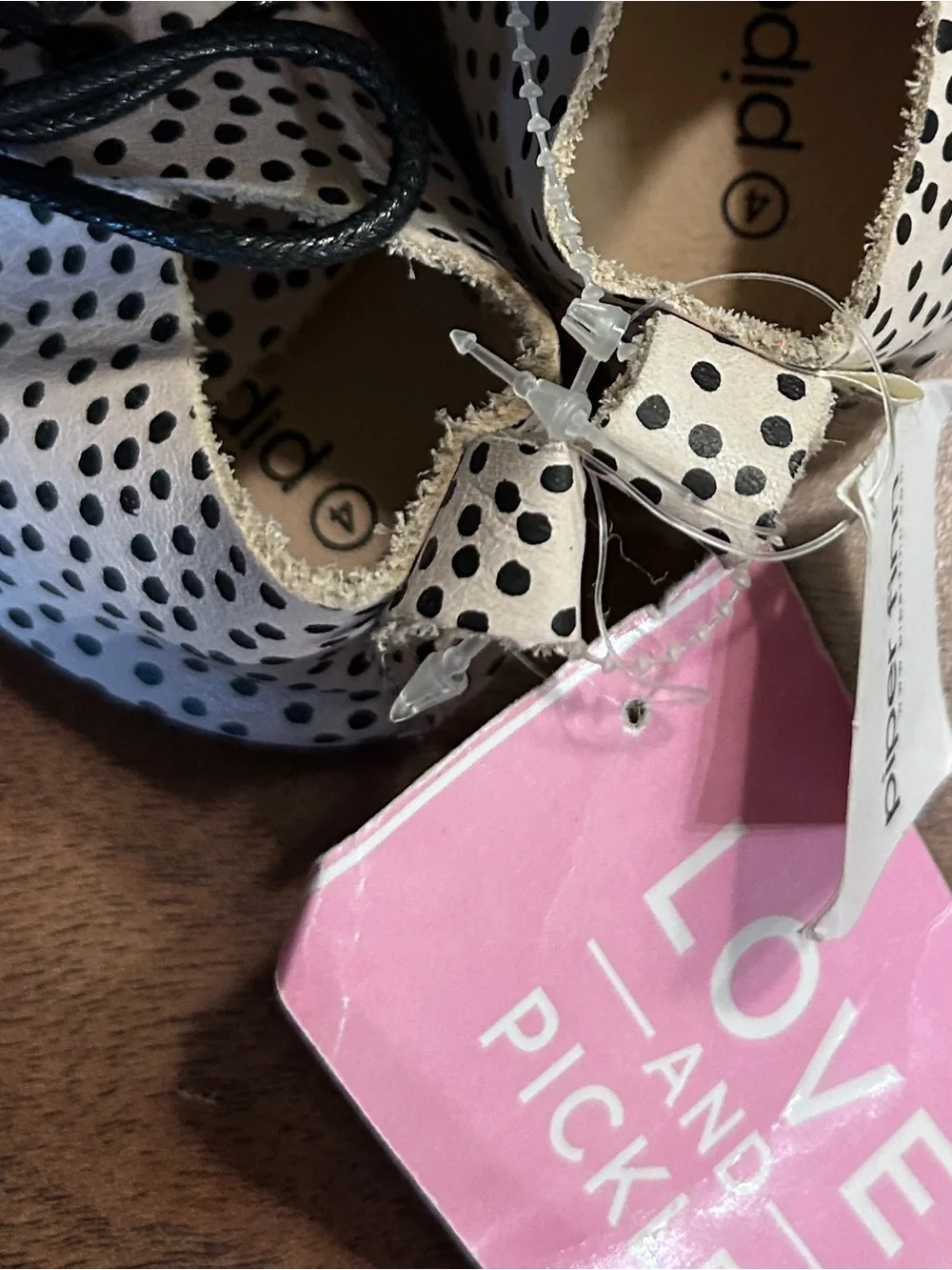Piper Finn Dottie Low Top Soft Sole Leather Oxfords